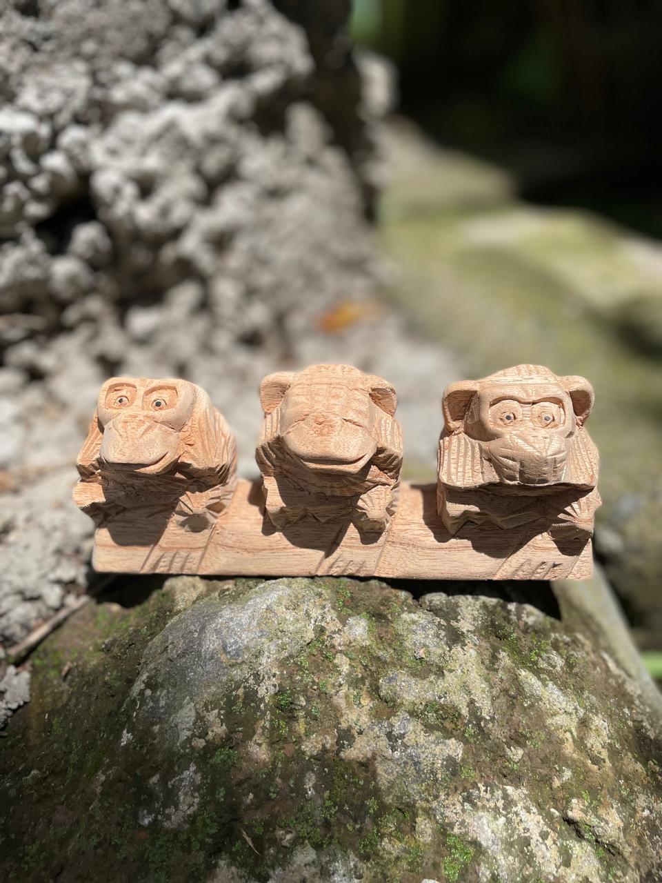 Monky Wood Carving