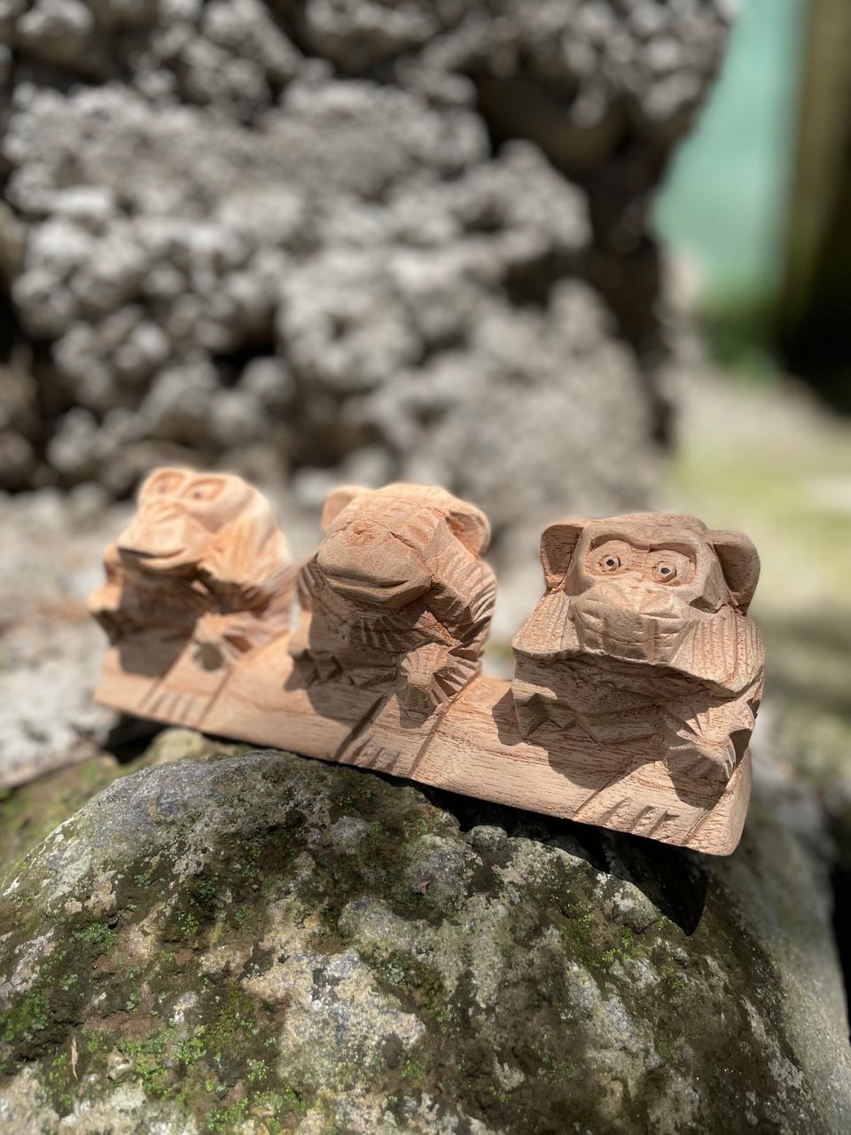 Monky Wood Carving