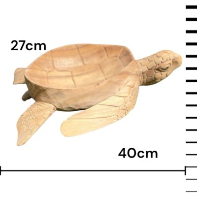 Wooden Bowl Turtle Style