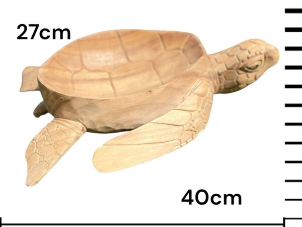Wooden Bowl Turtle Style