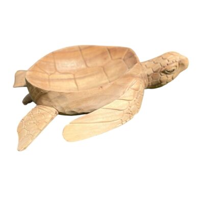Wooden Bowl Turtle Style