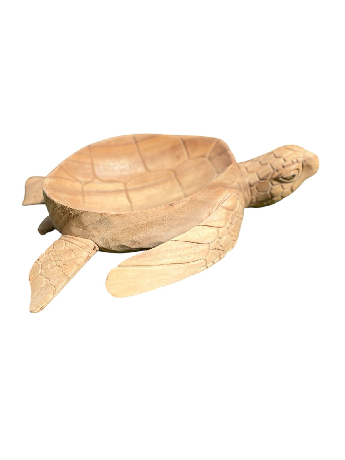 Wooden Bowl Turtle Style