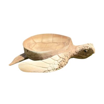 Wooden Bowl Turtle Style