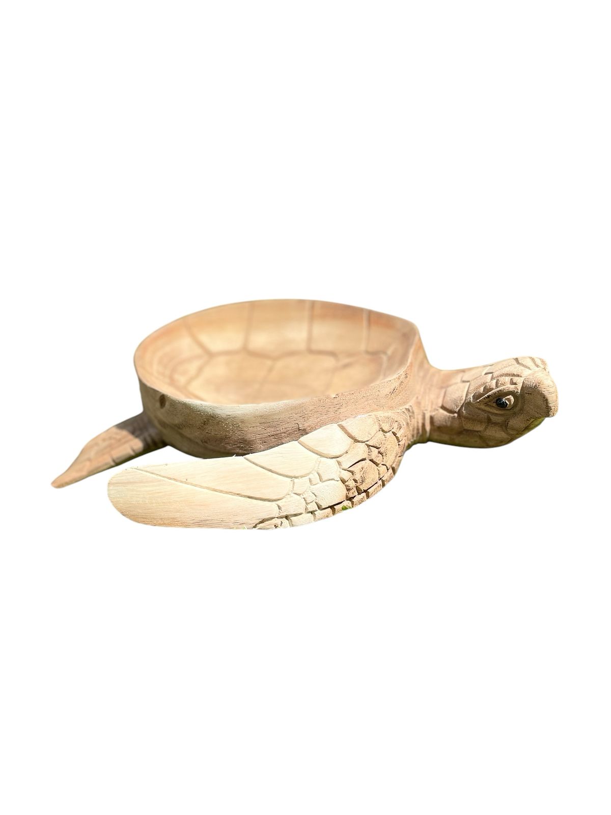 Wooden Bowl Turtle Style