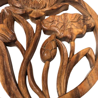 Lotus flower , Wall hanging,wall art ,wood wall decoration, tree decor ,tree of life ,tree of life wall art