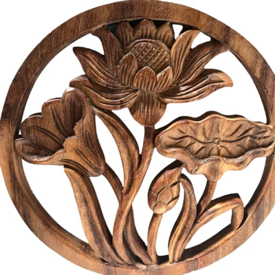Lotus flower , Wall hanging,wall art ,wood wall decoration, tree decor ,tree of life ,tree of life wall art