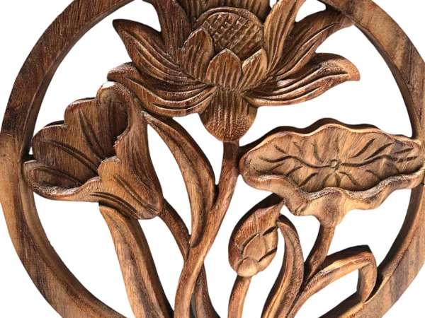 Lotus flower , Wall hanging,wall art ,wood wall decoration, tree decor ,tree of life ,tree of life wall art