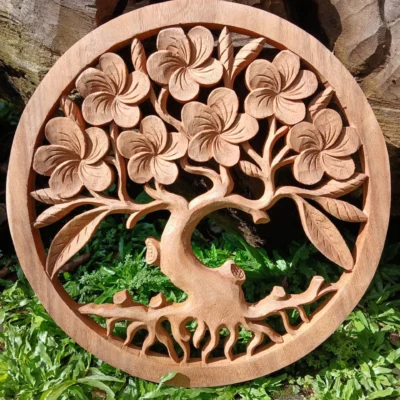 Frangipani Flower,Wall Art Decor, HandMade