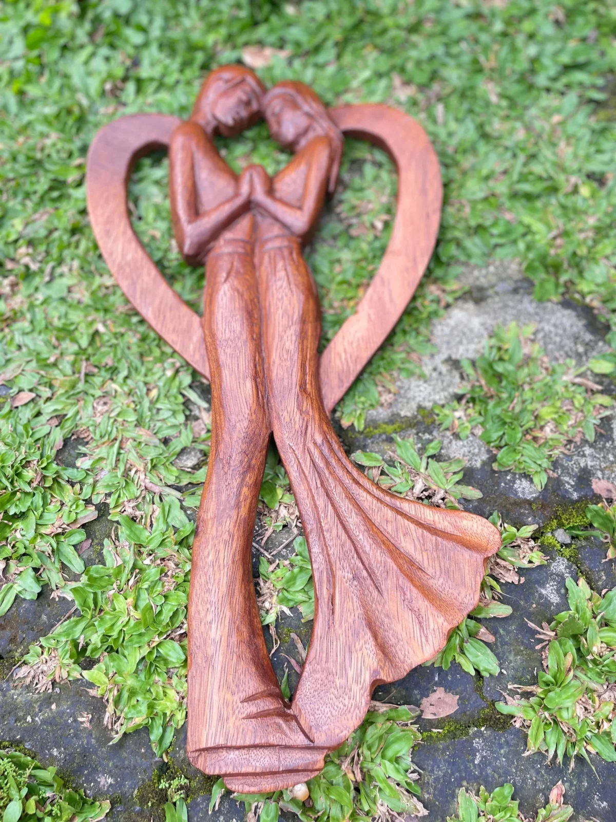 Couple statue,couple ornament,new wedding couple,wood carving,handmade