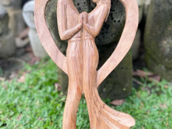 Couple statue,couple ornament,new wedding couple,wood carving,handmade
