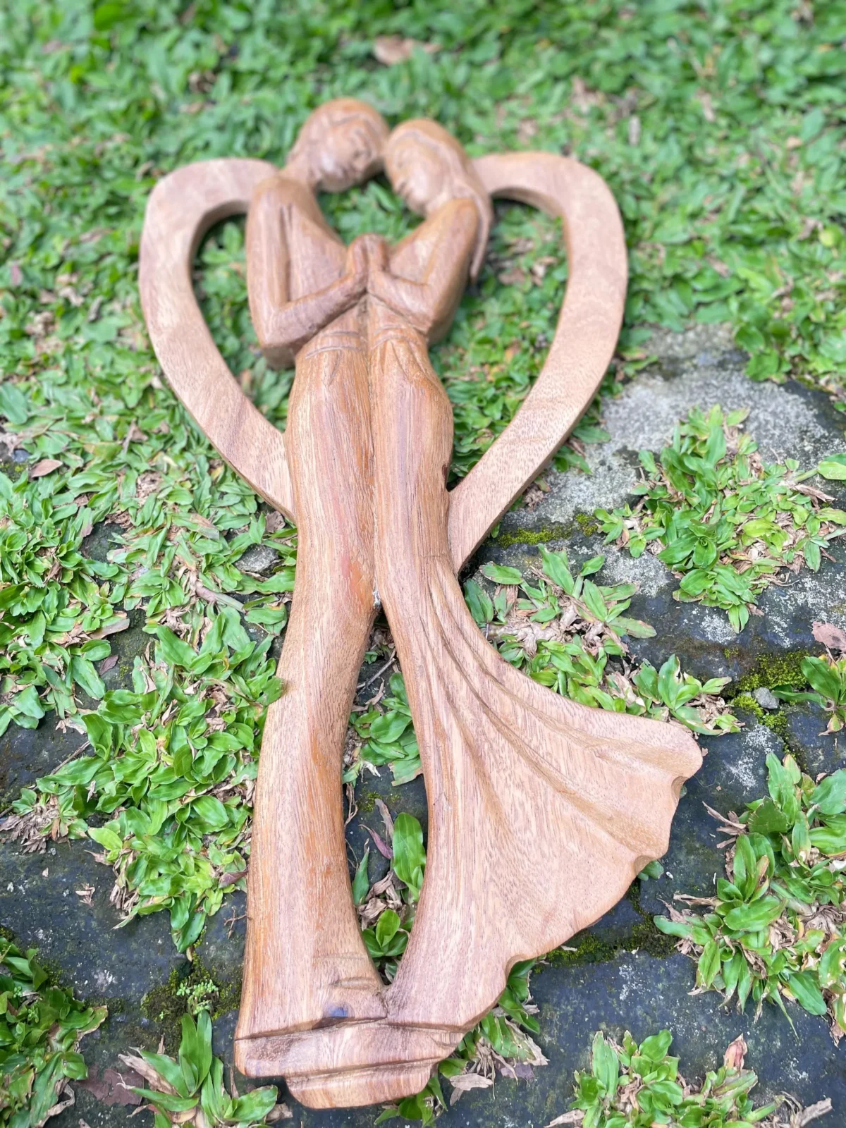 Couple statue,couple ornament,new wedding couple,wood carving,handmade