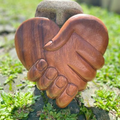 Wall Decor,HandMade,Heart Shape,Carving Wall Art