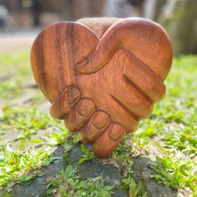 Wall Decor,HandMade,Heart Shape,Carving Wall Art
