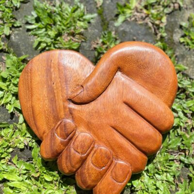 Wall Decor,HandMade,Heart Shape,Carving Wall Art