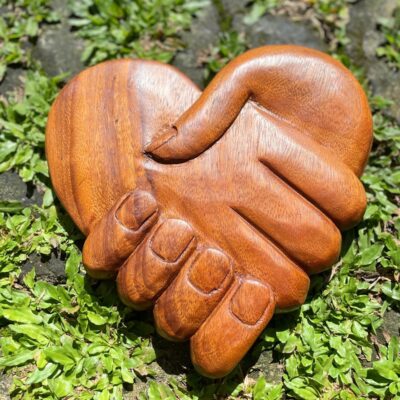 Wall Decor,HandMade,Heart Shape,Carving Wall Art