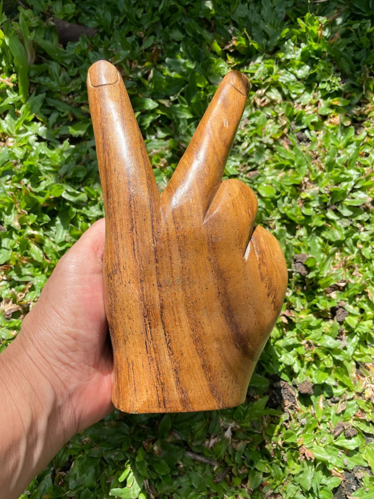 Hand Carved Teak Wood , Handmade , Wood Carving