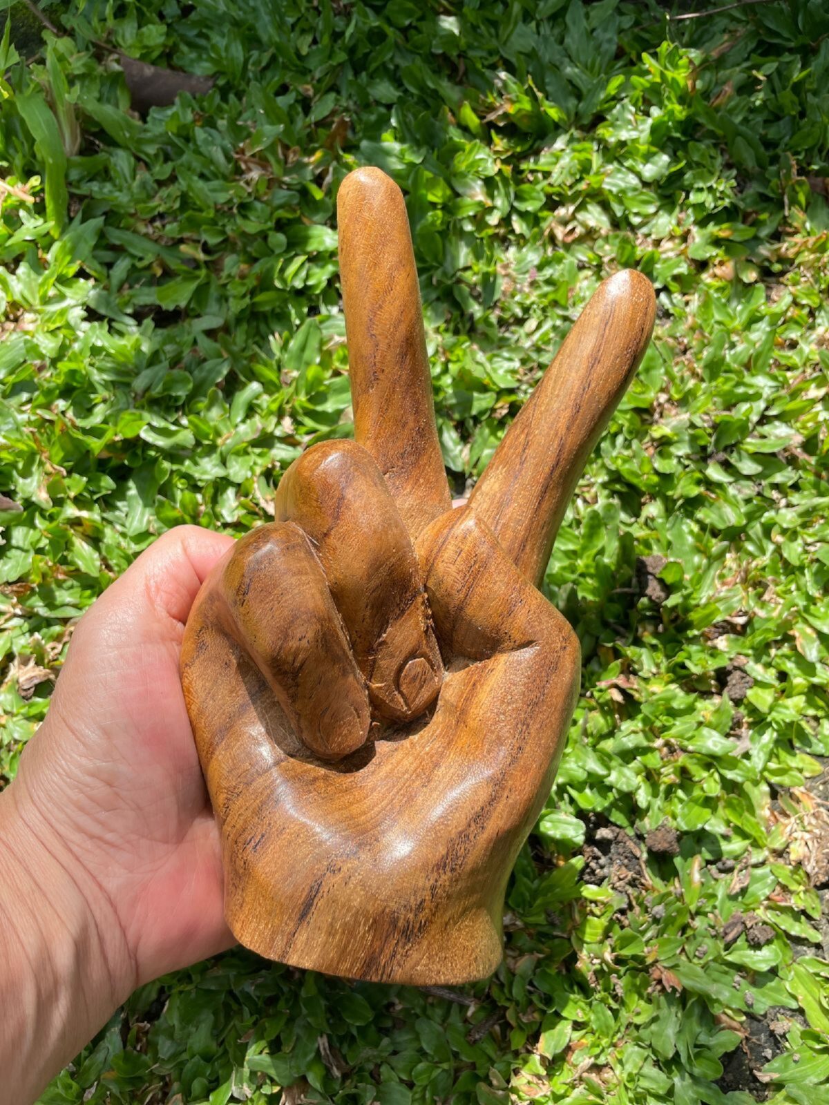 Hand Carved Teak Wood , Handmade , Wood Carving