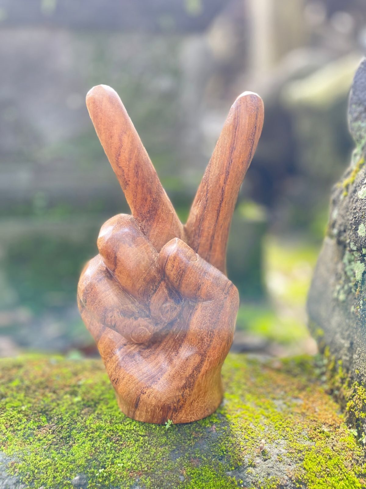 Hand Carved Teak Wood , Handmade , Wood Carving
