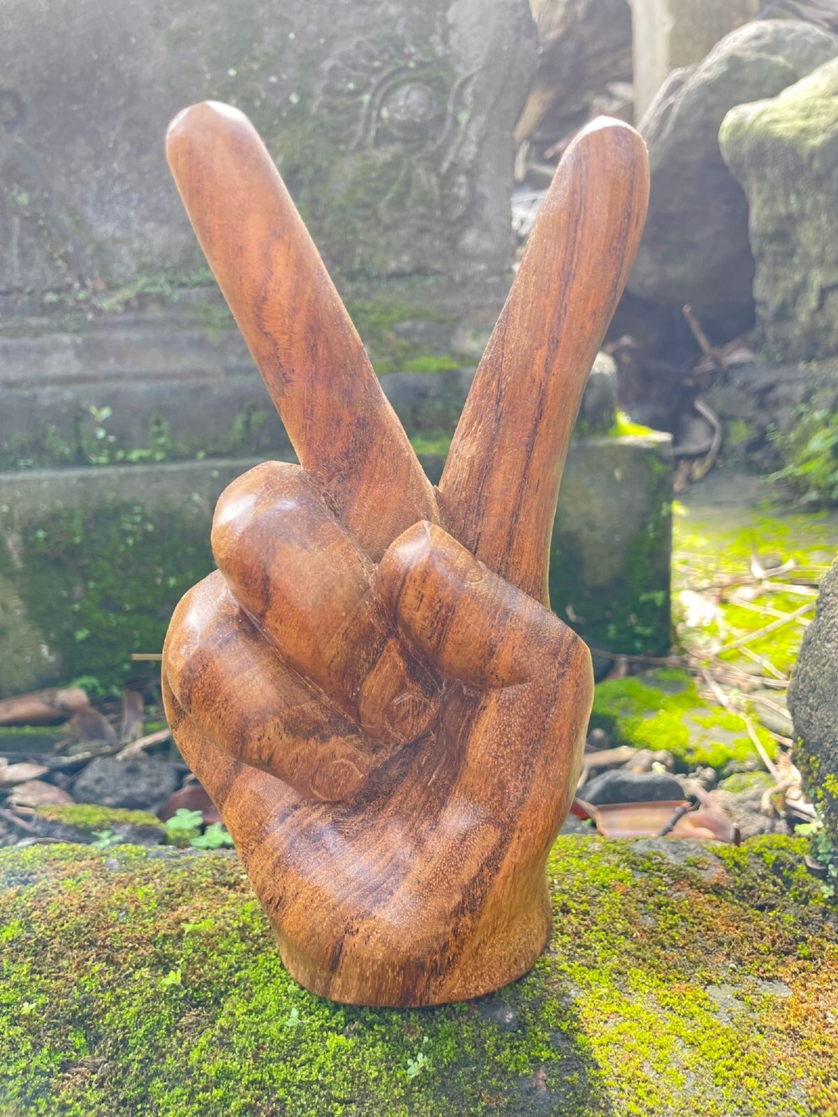 Hand Carved Teak Wood , Handmade , Wood Carving