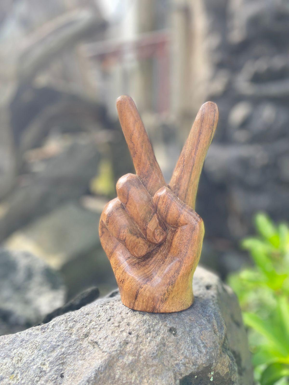 Hand Carved Teak Wood , Handmade , Wood Carving