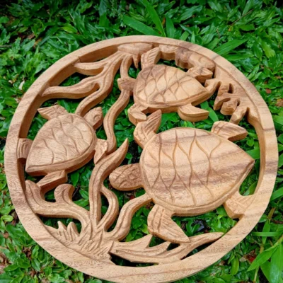 Sea Turtle Wood Wall Art,Wood Wall Decor,Handmade