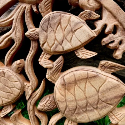 Sea Turtle Wood Wall Art,Wood Wall Decor,Handmade