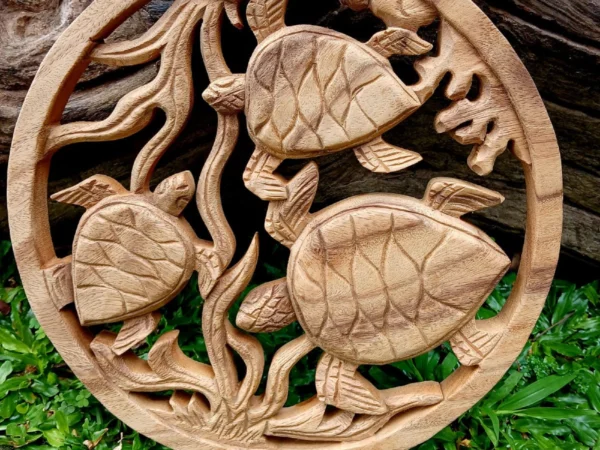 Sea Turtle Wood Wall Art,Wood Wall Decor,Handmade
