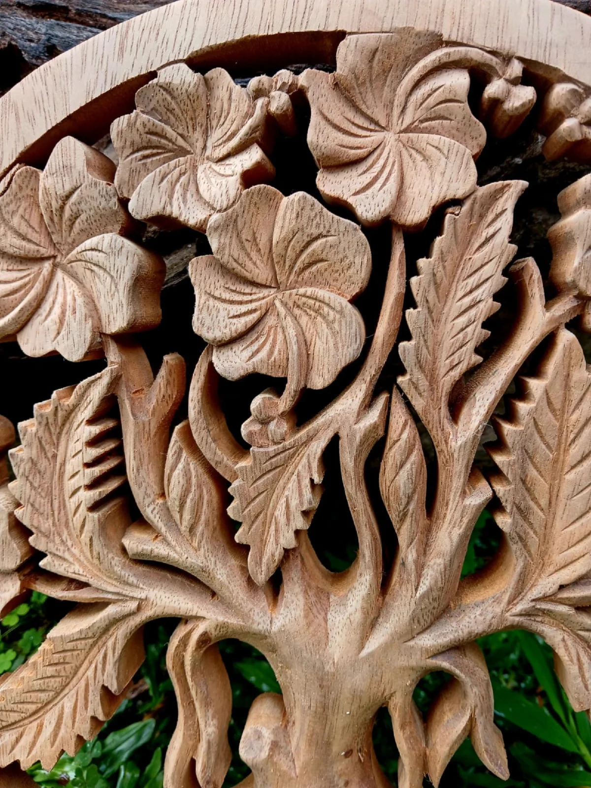 Hibiscus flower,Hibiscus Wood Wall Art Tropical Flower Decor  Wooden Hibiscus Wall Hanging Handmade Floral Art