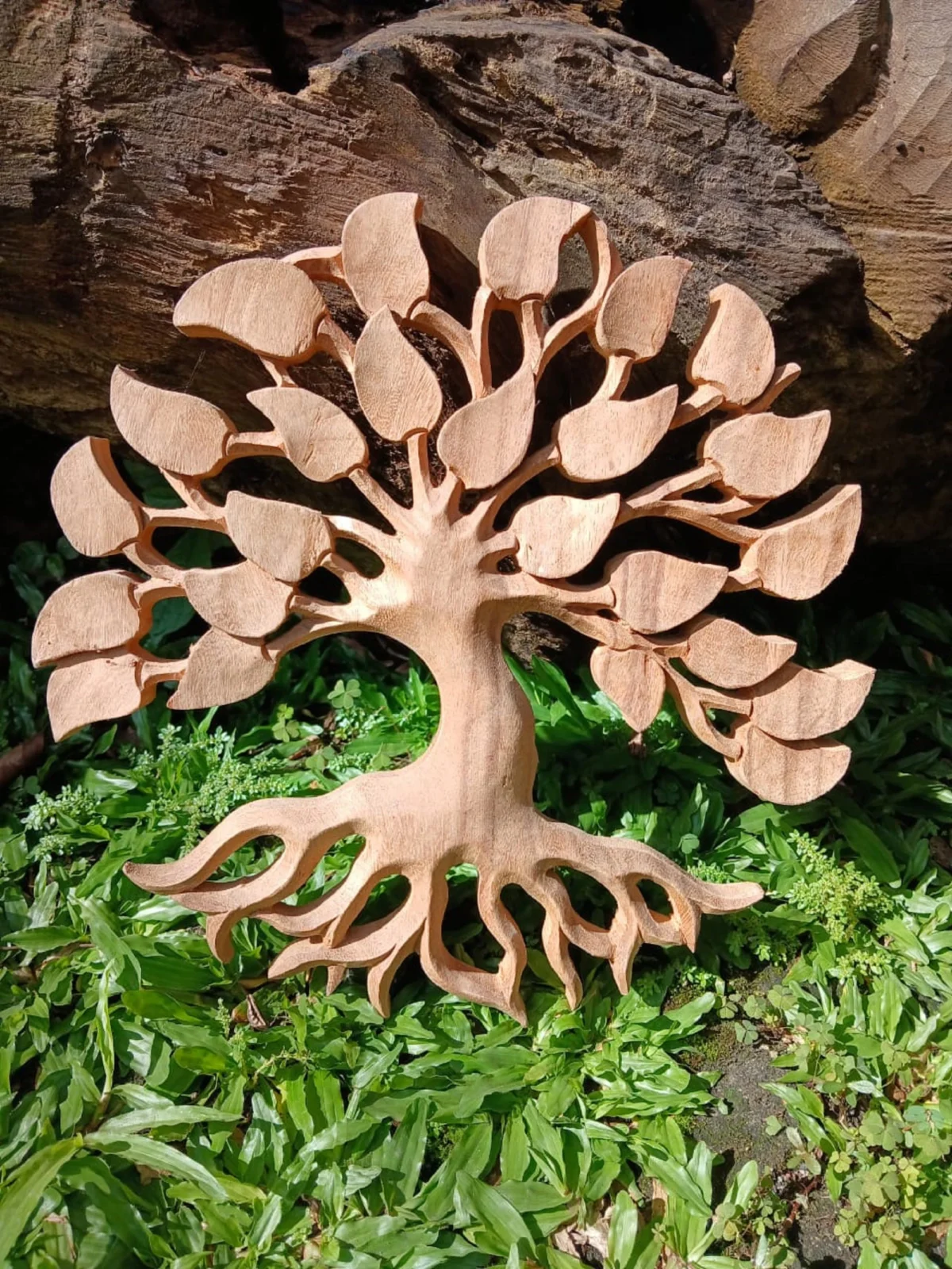 Tree of Life Wood Wall Art,Rustic Home Decor,Handmade Tree of Life Wood Wall Hanging