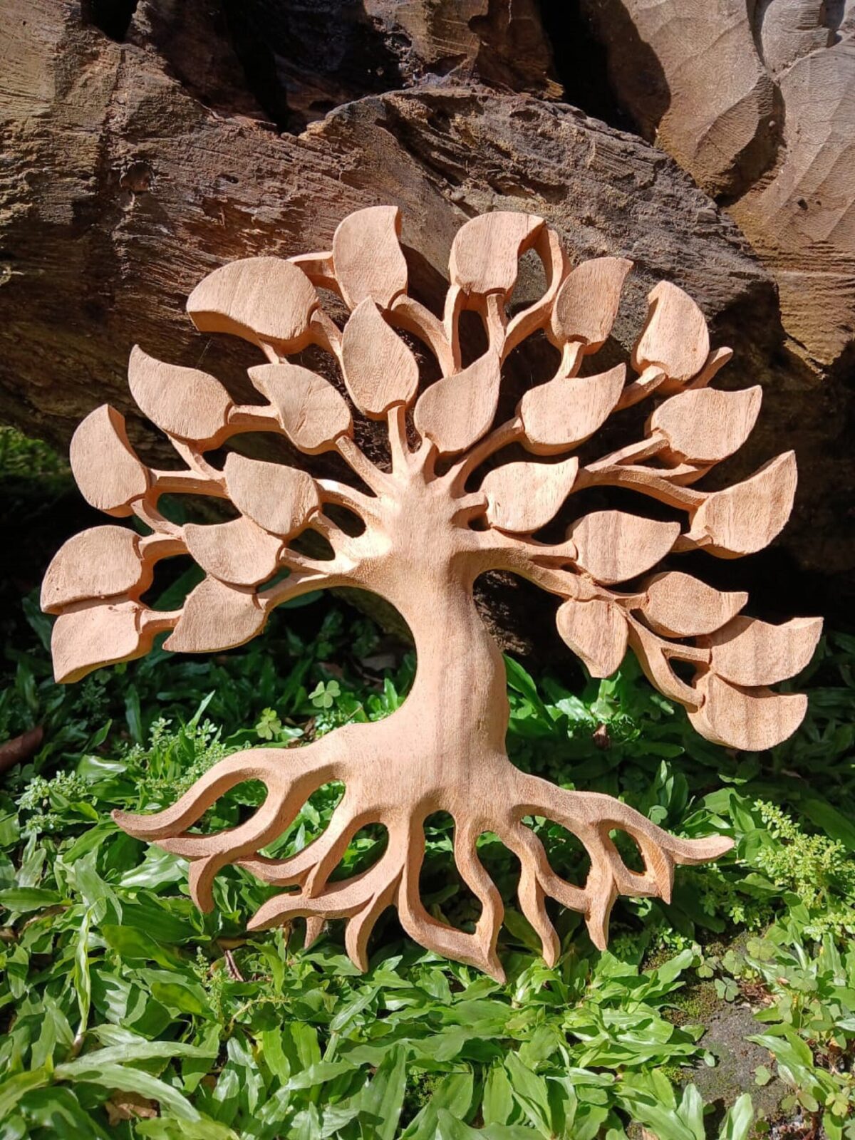 Tree of Life Wood Wall Art,Rustic Home Decor,Handmade Tree of Life Wood Wall Hanging