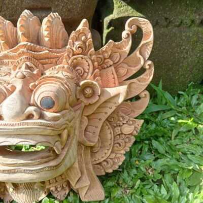 WhatsApp Image 2025-07-21 at 11.25.07 (1) Hand‑Carved Wood Barong Mask Traditional Balinese Barong Dance Mask  Home Decor & Wall Art