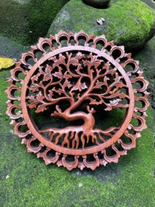 Janger Dancer Wood Carving Statue,Handcrafted Ebony Wood Balinese Art Sculpture,Traditional Dance Figurine Home Decor