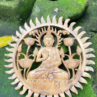WhatsApp Image 2025-07-26 at 11.58.25 (1) Buddha Wood Wall Art Hand Carved Wooden Wall Decor Spiritual Zen Home Decor Meditation Room Accent Boho Buddha Wall Hanging