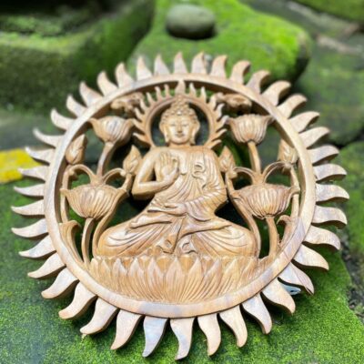 WhatsApp Image 2025-07-26 at 11.58.26 (1) Buddha Wood Wall Art Hand Carved Wooden Wall Decor Spiritual Zen Home Decor Meditation Room Accent Boho Buddha Wall Hanging