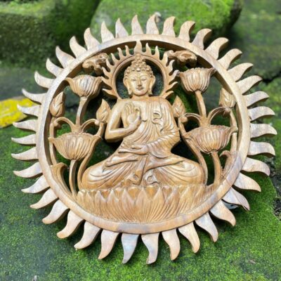 WhatsApp Image 2025-07-26 at 11.58.26 (2) Buddha Wood Wall Art Hand Carved Wooden Wall Decor Spiritual Zen Home Decor Meditation Room Accent Boho Buddha Wall Hanging