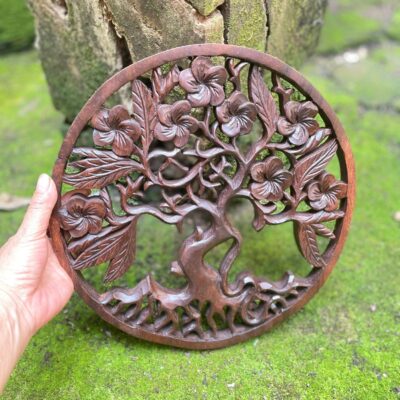 WhatsApp Image 2025-07-28 at 14.01.45 Frangipani Flower Wood Wall Art Hand Carved Floral Decor Tropical Wall Hanging