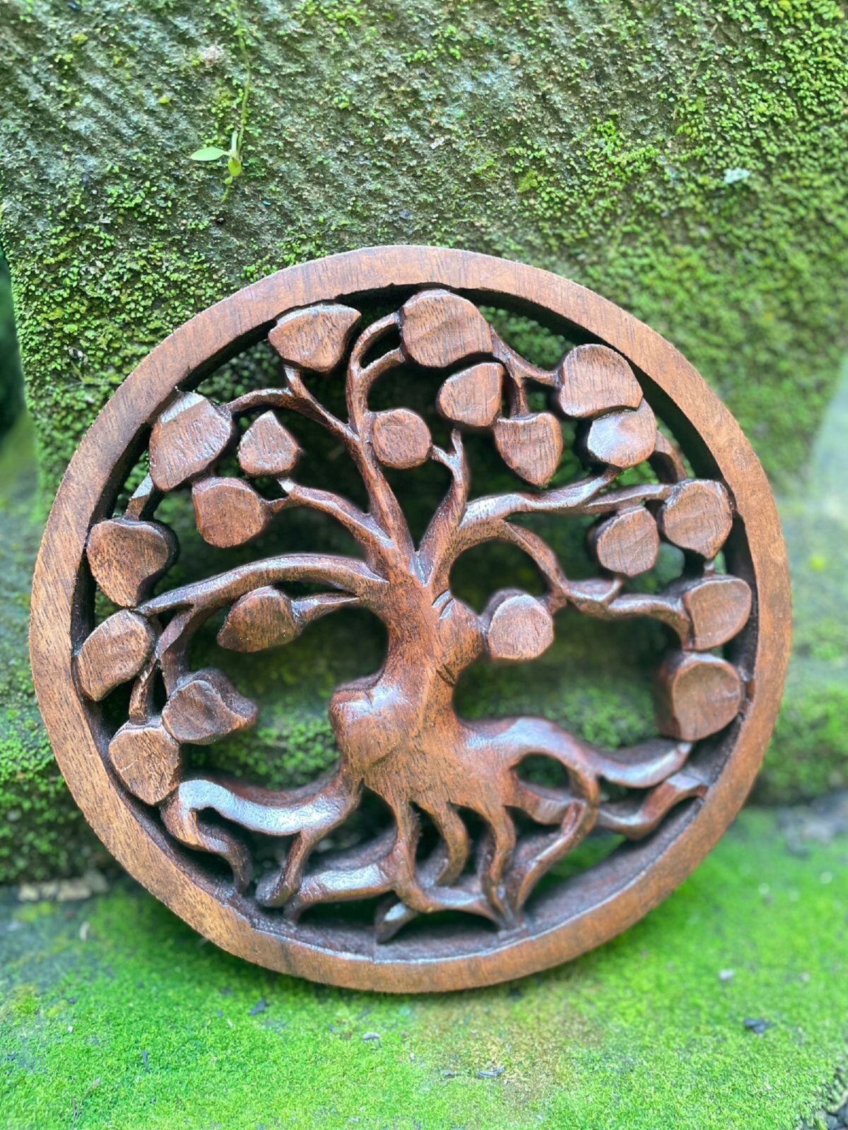 WhatsApp Image 2025-07-28 at 14.02.12 Tree of Life Wood Wall Art , Handmade Balinese Carving,Nature Symbol Home Accent