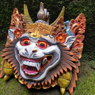 Hanoman Mask Wood Carving – Balinese Wall Decor ,Hand-Carved Monkey God Art ,Hindu Mythology Home Decor ,Spiritual Mask Wall Hanging