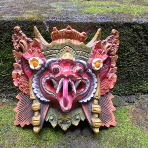 Hanoman Mask Wood Carving – Balinese Wall Decor ,Hand-Carved Monkey God Art ,Hindu Mythology Home Decor ,Spiritual Mask Wall Hanging