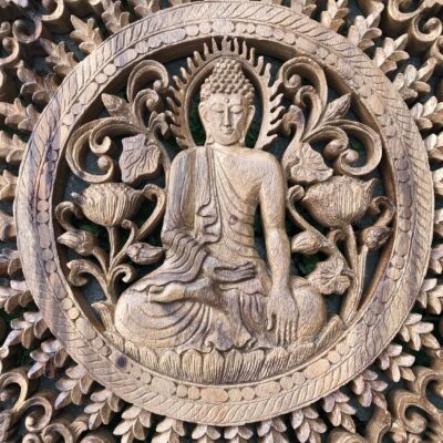 Budha Wood Wall Decor,Hand,Carved Buddha Wood Wall Art,Zen Meditation Panel