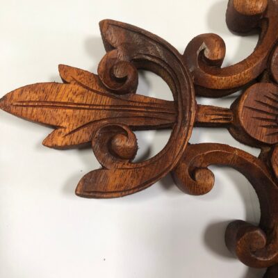 Carving  christian hand carved cross flower,wood carving,hand made ,wall art,wall decor