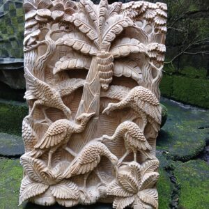 Bird Wood Wall Decor – Hand Carved Wooden Bird Art, Nature Inspired Wall Hanging, Rustic Boho Home Decor, Cottagecore Wall Accent