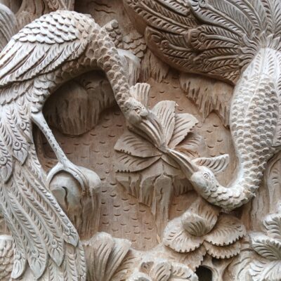 Peacock Wood Wall Art – Hand Carved Wooden Peacock Decor, Boho Wall Hanging, Nature Inspired Art, Rustic Bird Wall Sculpture