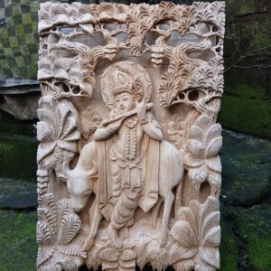 Boma Mask Wood Carving ,Balinese Guardian Wall Art ,Bhoma Home Decor,Hand Carved Wooden Face Sculpture