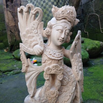 WhatsApp Image 2025-08-07 at 09.58.06 (1) Hand-Carved Balinese Dancer Statue – Traditional Dance Sculpture, Indonesian Art Decor