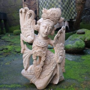 1 Set Balinese Gate, Wood Carving, Handmade Wood Carving, Temple Gate Statue, Balinese Ornament, Home Decor, Christmas Gifts