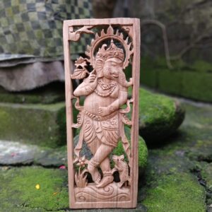 Hanoman Mask Wood Carving – Balinese Wall Decor ,Hand-Carved Monkey God Art ,Hindu Mythology Home Decor ,Spiritual Mask Wall Hanging