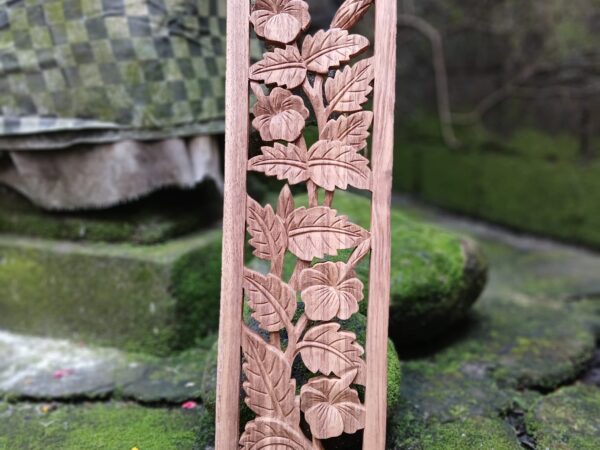 Hibiscus Flower Wood Wall Art ,Hand ,Carved Floral Decor, Tropical Wall Hanging
