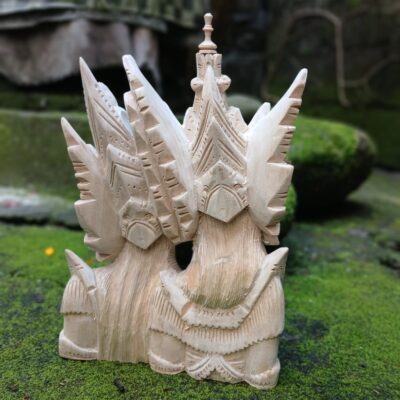 Rama Sita Wood Carving ,Handcrafted Hindu Couple Statue, Ramayana Decor, Sacred Love Figurine