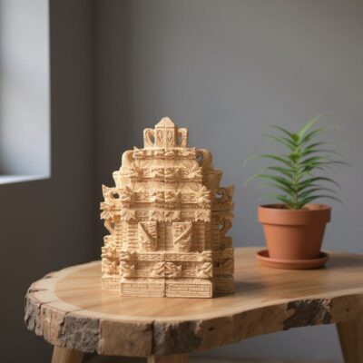 1 Set Balinese Gate, Wood Carving, Handmade Wood Carving, Temple Gate Statue, Balinese Ornament, Home Decor, Christmas Gifts